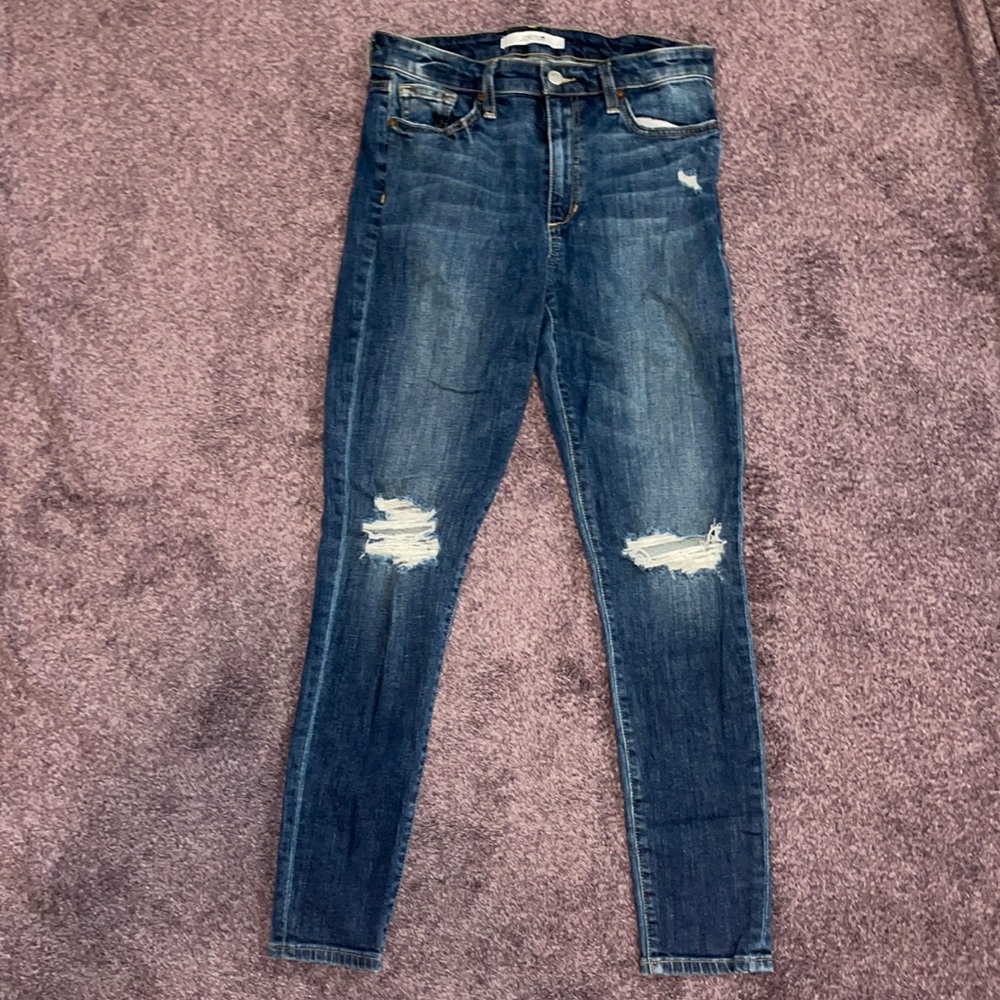 Joes skinny jeans distressed knees